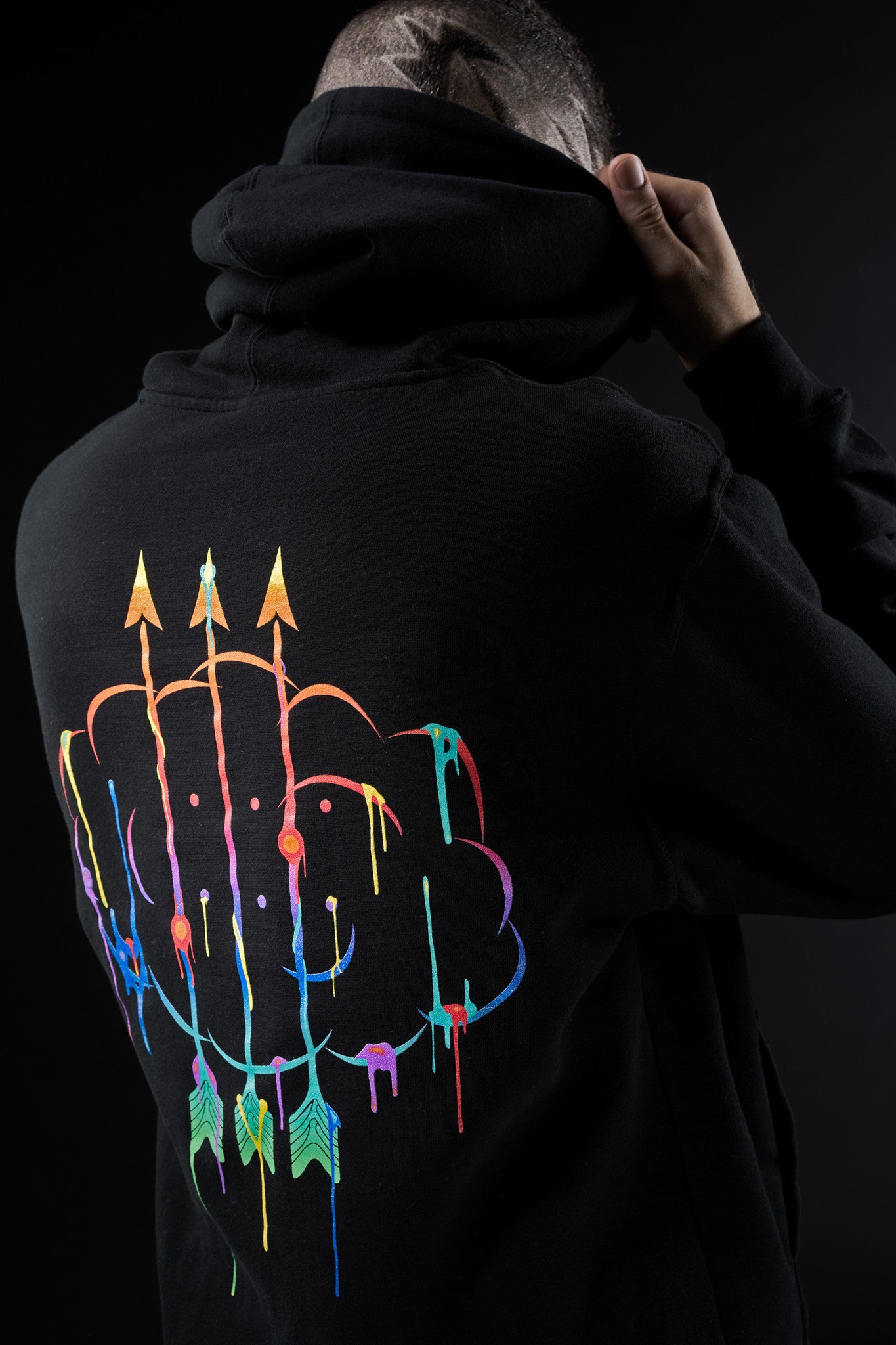 Drip Hoodie / Black