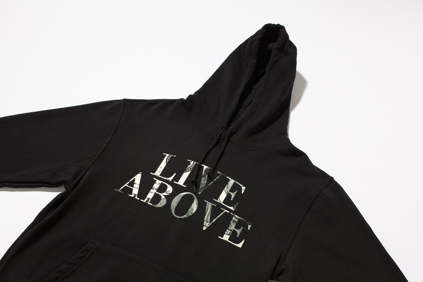 Live Above $$$ Hoodie / Black