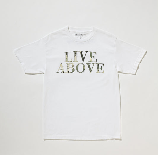 Live Above $$$ / White